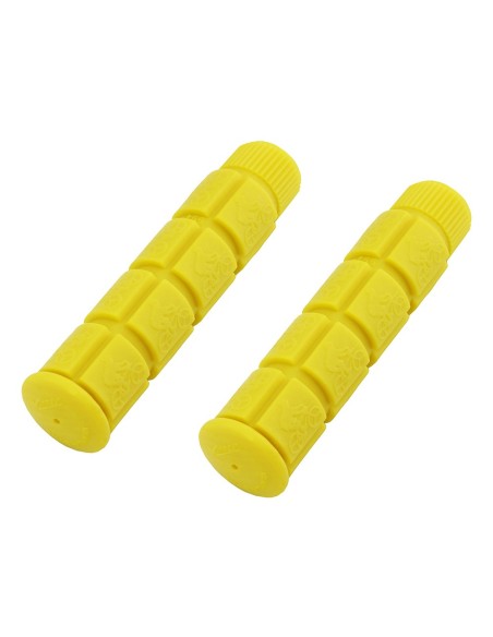 BLock Grips 7/8 long 120mm Yellow.